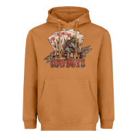 Long Live Cowboys Cards Heavyweight Hoodie | Teevron