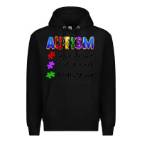 Black i'm a hot mess always stressed and proudly autism Premium Hoodie - Artiststas