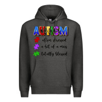 Charcoal Heather i'm a hot mess always stressed and proudly autism Premium Hoodie - Artiststas