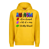 Lemon i'm a hot mess always stressed and proudly autism Premium Hoodie - Artiststas