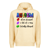 Pina Colada i'm a hot mess always stressed and proudly autism Premium Hoodie - Artiststas