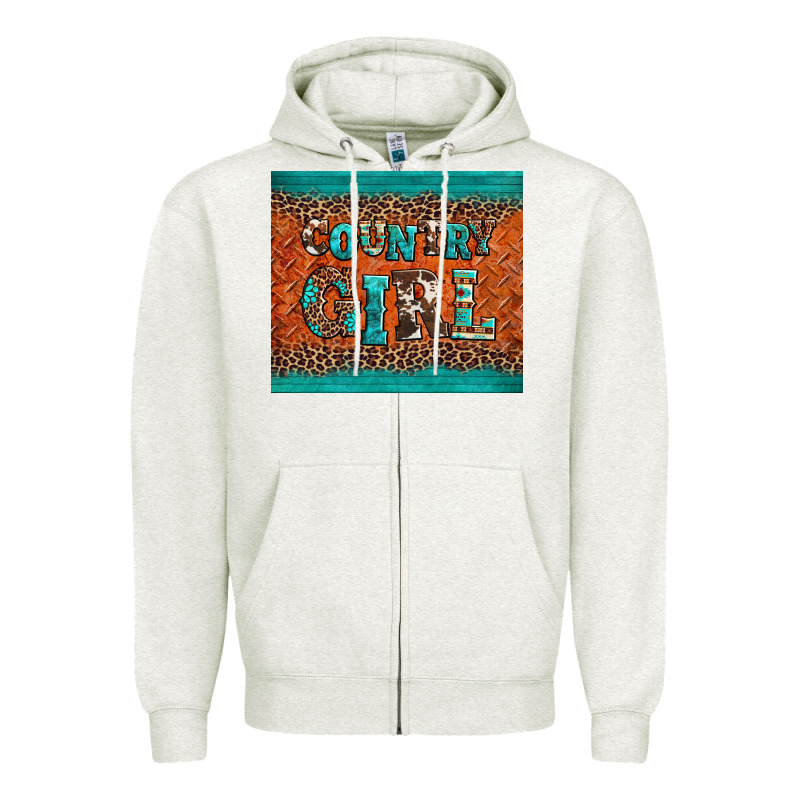 Country Girl Zipper Hoodie by BarkalooDesign | Teevron