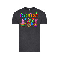 Vintage Black lgbtq love is love gnomes Vintage Tee - HRA Design Shop