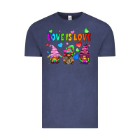 Vintage Denim lgbtq love is love gnomes Vintage Tee - HRA Design Shop