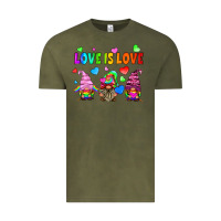 Lgbtq Love Is Love Gnomes Vintage Tee | Teevron