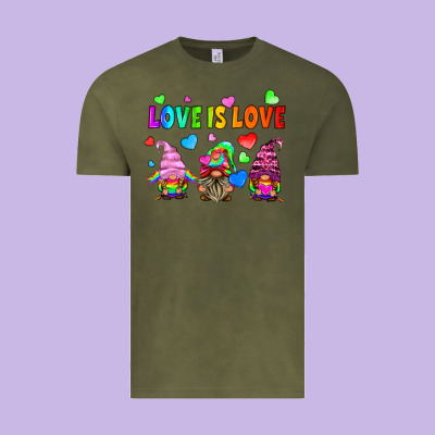 Lgbtq Love Is Love Gnomes Vintage Tee Designed By Hra Design Shop