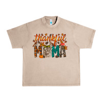 French Oak thankful mama highland cow Urban Heavy Tee - RacoonDesign