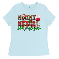 Baby Blue mommy needs her jingle juice Ladies Tee - AdoDesignShop