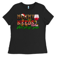 Black mommy needs her jingle juice Ladies Tee - AdoDesignShop