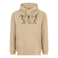 Mushroom dancing skeletons Heavyweight Hoodie - MaliasSmallBusiness