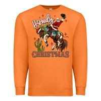 Carrot howdy christmas cowboy santa Premium Sweatshirt - MaliasSmallBusiness
