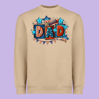 American Dad  4th Of July Heavyweight Sweatshirt Designed By Cowgirlartshop