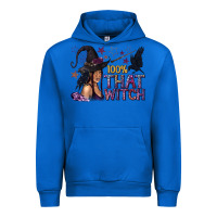 Cobalt 100% That Witch Black Afro Witch Urban Hoodie - texasbilliewilder