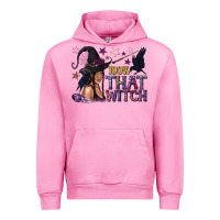 Fuchsia Pink 100% That Witch Black Afro Witch Urban Hoodie - texasbilliewilder