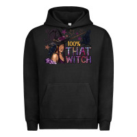 Pigment Black 100% That Witch Black Afro Witch Urban Hoodie - texasbilliewilder