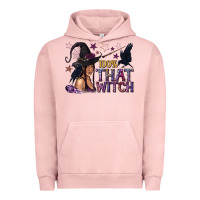 Pigment Salmon 100% That Witch Black Afro Witch Urban Hoodie - texasbilliewilder