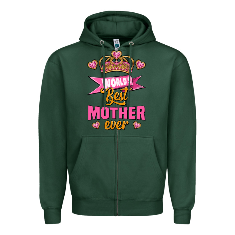 World's Best Mother Ever Zipper Hoodie by Jasminsmagicworld | Teevron