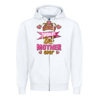 White world's best mother ever Zipper Hoodie - Jasminsmagicworld