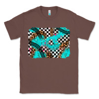 Chestnut race day turquoise background Classic Tee - AdoDesignShop