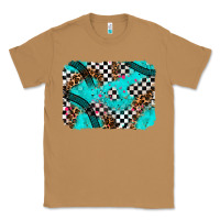Toasted Coconut race day turquoise background Classic Tee - AdoDesignShop
