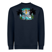 Navy beach please Heavyweight Sweatshirt - SublimationCraftShop