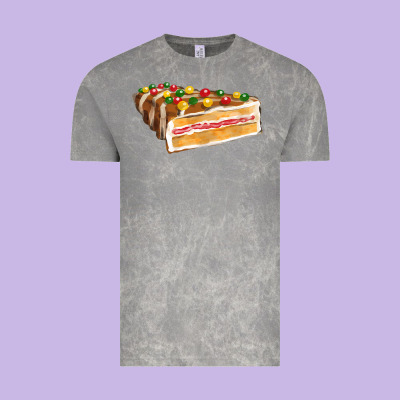 Chocolate Christmas Cake Fa Element Vintage Tee Designed By Fadigitalartstudio