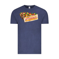 Vintage Denim chocolate christmas cake fa element Vintage Tee - FaDigitalArtStudio