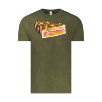 Vintage Olive chocolate christmas cake fa element Vintage Tee - FaDigitalArtStudio