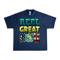 Navy reely great dad Urban Heavy Tee - HRA Design Shop