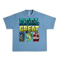 Pebble Blue reely great dad Urban Heavy Tee - HRA Design Shop
