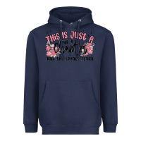 Navy this is just a chapter not the whole story Heavyweight Hoodie - MaliasSmallBusiness