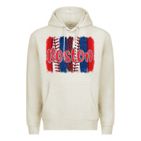 Oatmeal Heather boston baseball team spirit brushstrokes Premium Hoodie - Artiststas