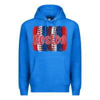 True Royal boston baseball team spirit brushstrokes Premium Hoodie - Artiststas