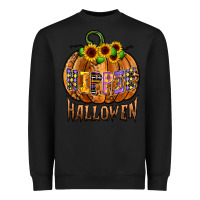 Black hippie halloween Heavyweight Sweatshirt - CowhideDigitalArt