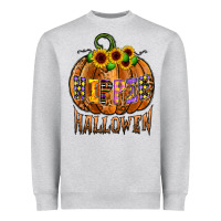 Heather Grey hippie halloween Heavyweight Sweatshirt - CowhideDigitalArt