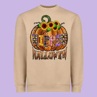 Hippie Halloween Heavyweight Sweatshirt Designed By Cowhidedigitalart