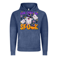 Vintage Denim Too Cute To Spook Vintage Hoodie - texasbilliewilder