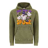 Vintage Olive Too Cute To Spook Vintage Hoodie - texasbilliewilder
