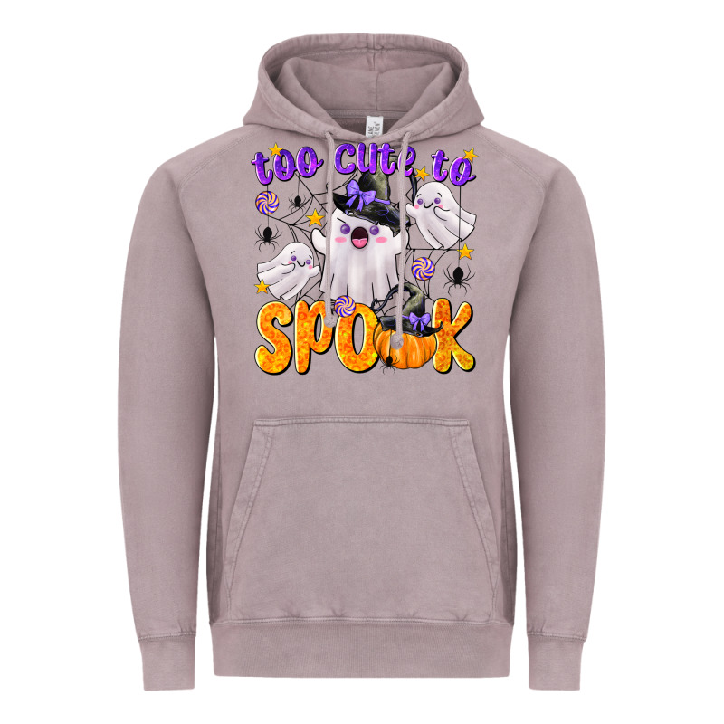 Too Cute To Spook Vintage Hoodie by texasbilliewilder | Teevron