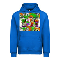 Cobalt Halloween Coffee Cups Urban Hoodie - texasbilliewilder