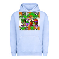 Pigment Grape Ice Halloween Coffee Cups Urban Hoodie - texasbilliewilder