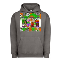 Pigment Tornado Halloween Coffee Cups Urban Hoodie - texasbilliewilder
