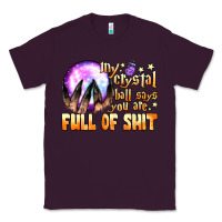Plum my crystal ball says you are full of shit Classic Tee - BundleAndBundleShop