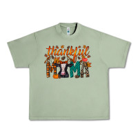 Oil Green thankful mama holstein cow Urban Heavy Tee - RacoonDesign