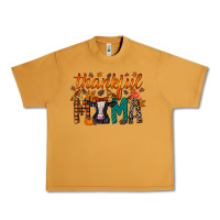 Peanut Butter thankful mama holstein cow Urban Heavy Tee - RacoonDesign