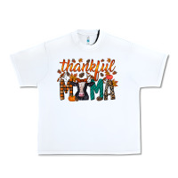 White thankful mama holstein cow Urban Heavy Tee - RacoonDesign