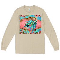 Mushroom floral turtle Long Sleeve Tee - Jasminsmagicworld