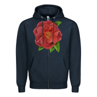 Navy Cinco De Mayo Rose Zipper Hoodie - LillyAllenDesigns