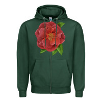 Sports Green Cinco De Mayo Rose Zipper Hoodie - LillyAllenDesigns