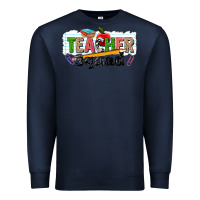 Navy teacher squad Premium Sweatshirt - NancyCooperArtShop